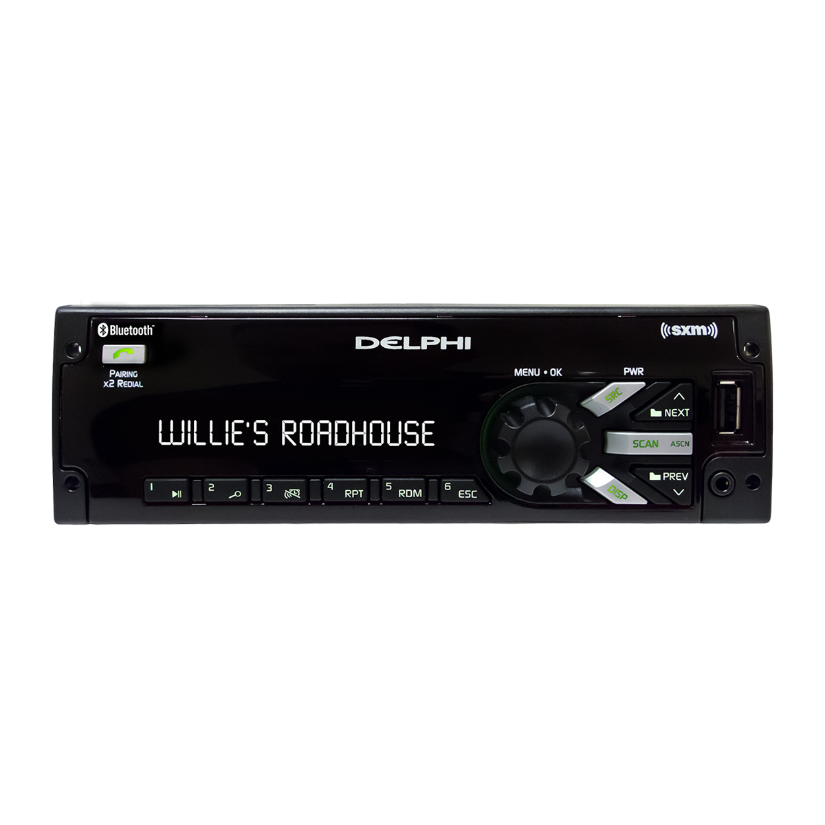 PROAUDIO AM / FM CD PLAYER WITH BUILTIN BLUETOOTH AND FRONT PANEL USB
