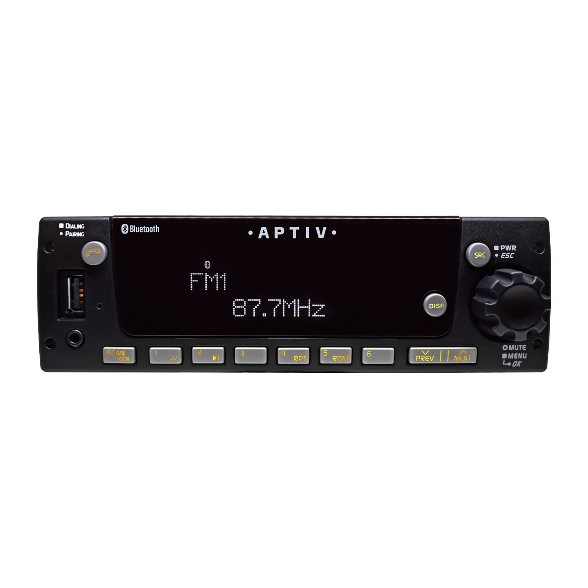 APTIV 30 DAY CLOCK MEMORY 24 VOLT HEAVYDUTY AM/FM/WB WITH FRONT PANEL