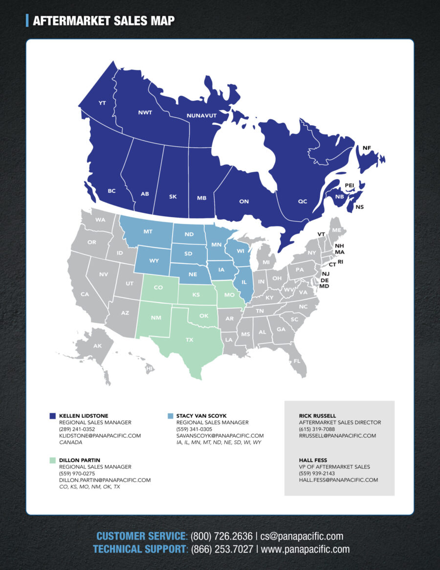 Aftermarket Sales Map